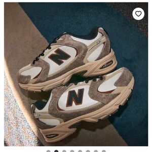 New Balance 530 Athletic Shoe - Dark Mushroom / Incense / Linen. Size 5.5